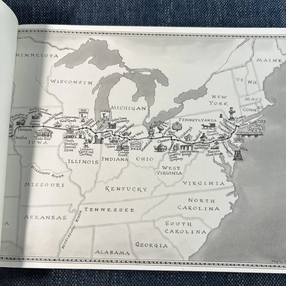 The Lincoln Highway : Coast to Coast Paperback Book Very Good Condition